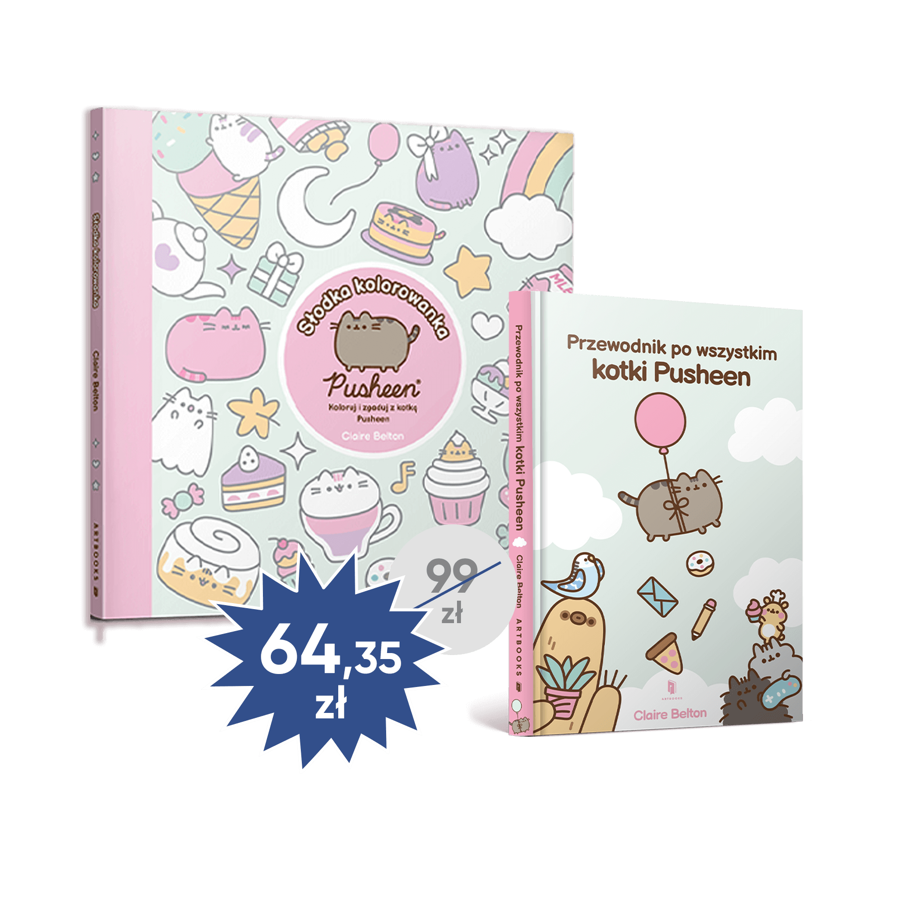 Przewodnik po wszystkim kotki Pusheen oraz Słodka kolorowanka