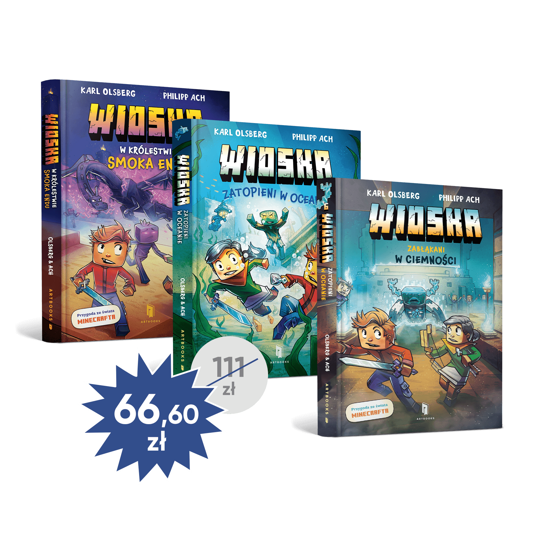 Zestaw trzech tomów serii Wioska